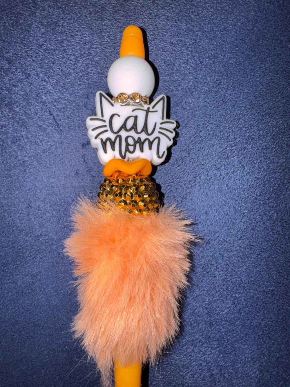 Hand Crafted fuzzy orange